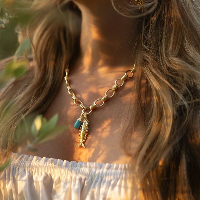 Anabel Aram Milos Fish Charm