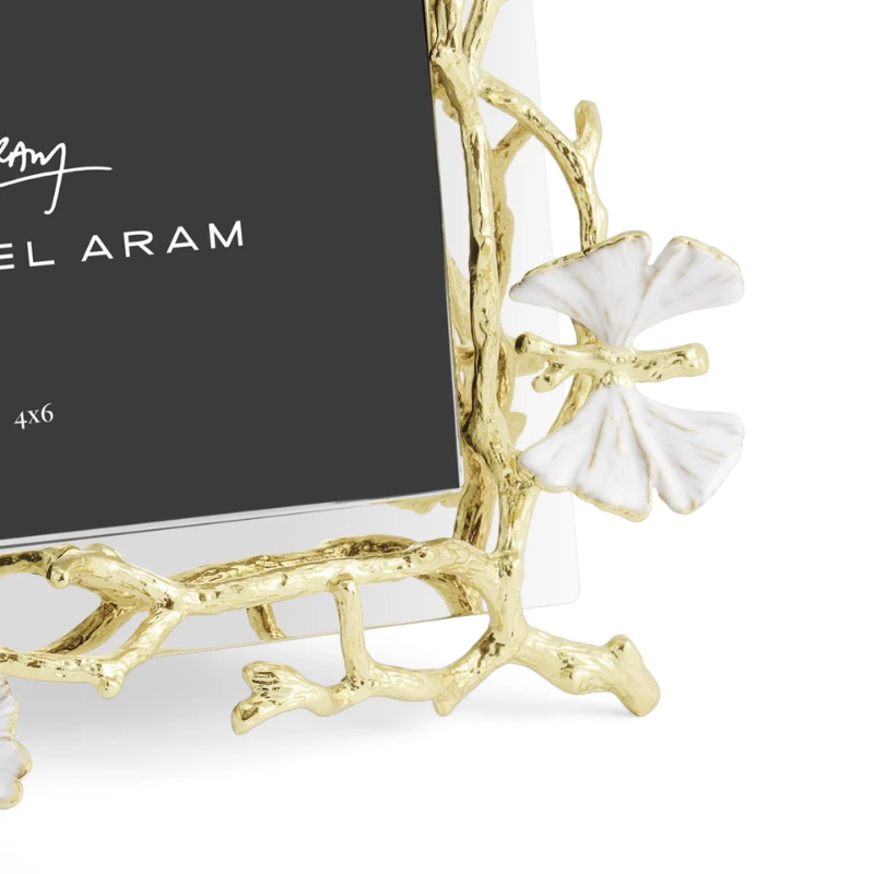 Michael Aram 4x6 Butterfly Ginkgo Gold Reflective Frame