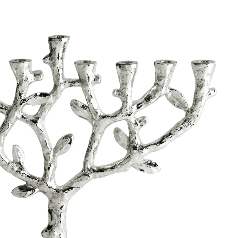Michael Aram Silver Tree of Life Menorah