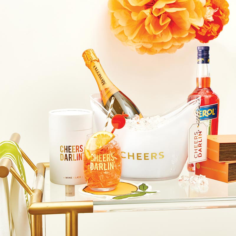 Cheers Acrylic Ice Bucket