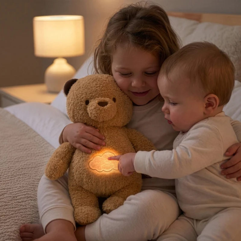 Cookie The Light &amp; Sound Breathing Bear