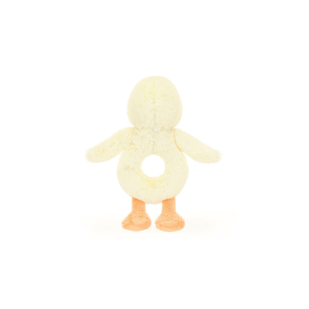 Jellycat Bashful Duckling Ring Rattle