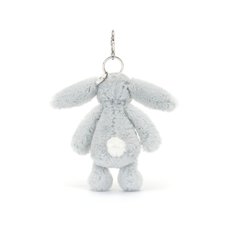 Jellycat Silver Bashful Bunny Bag Charm