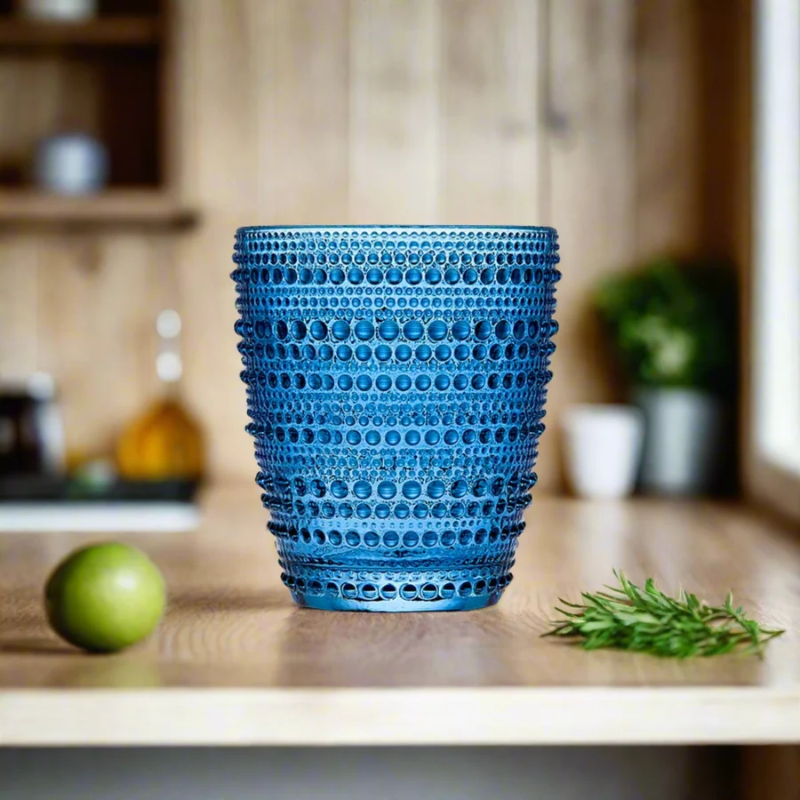 Set of 8 Blue Rain Drop DOF