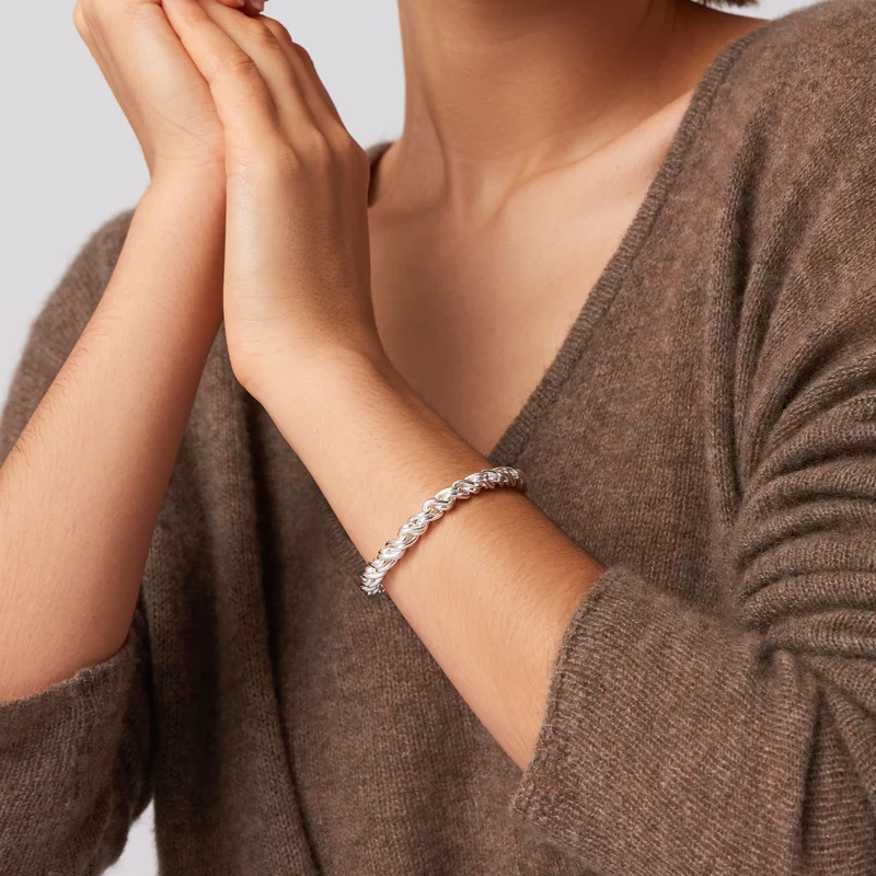 Jenny Bird Rizzo Silver Small Bracelet