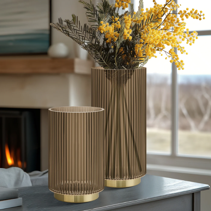 Large Bronze Adena Vase