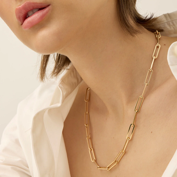 Jenny Bird Gold Andi Slim Necklace