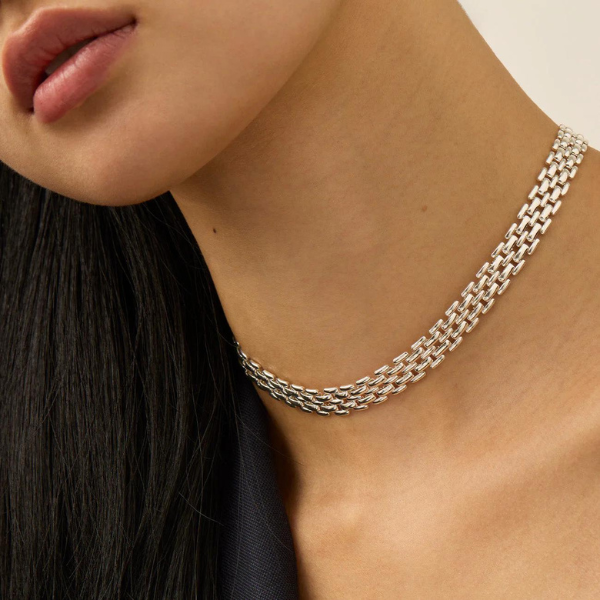 Jenny Bird Francis Silver Choker