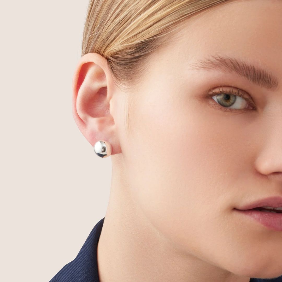 Jenny Bird Silver Aurora Stud Earrings