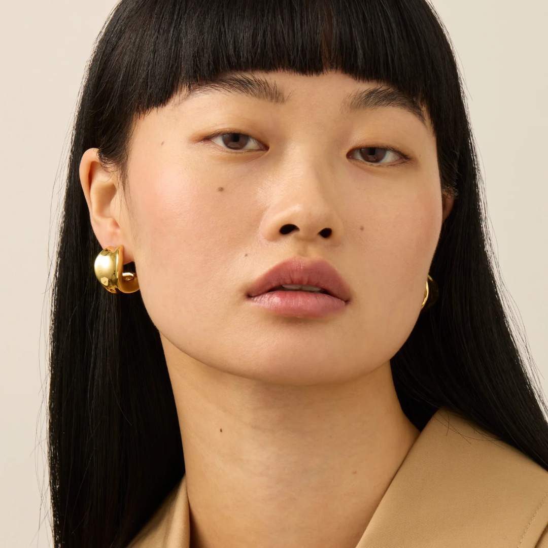 Jenny Bird Gold Doune Chunky Hoop