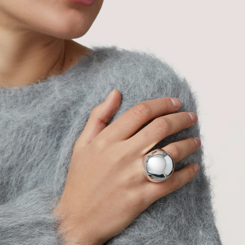 Jenny Bird Silver Supernova Ring