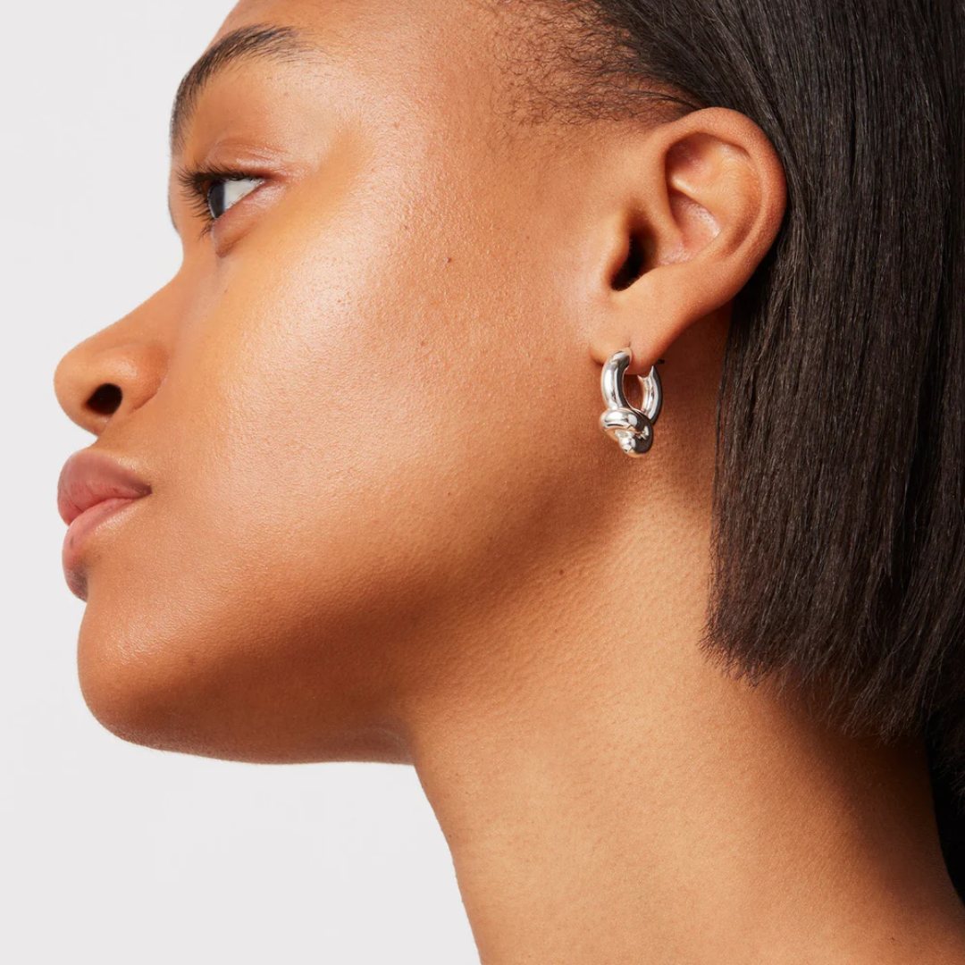 Jenny Bird Maeve Small Silver Hoops