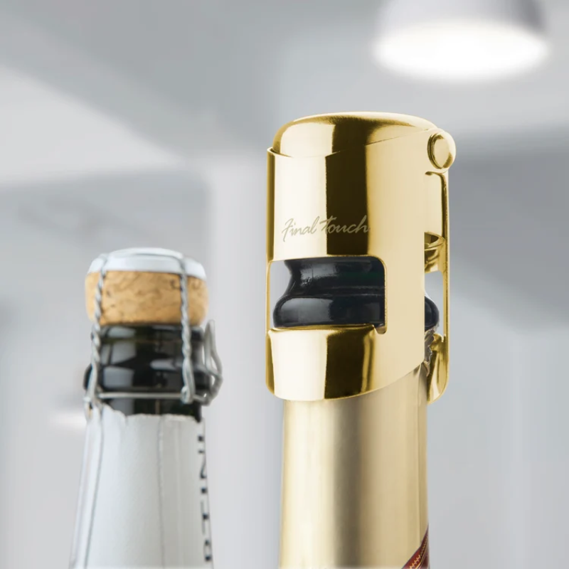 Brass Champagne Bottle Stopper