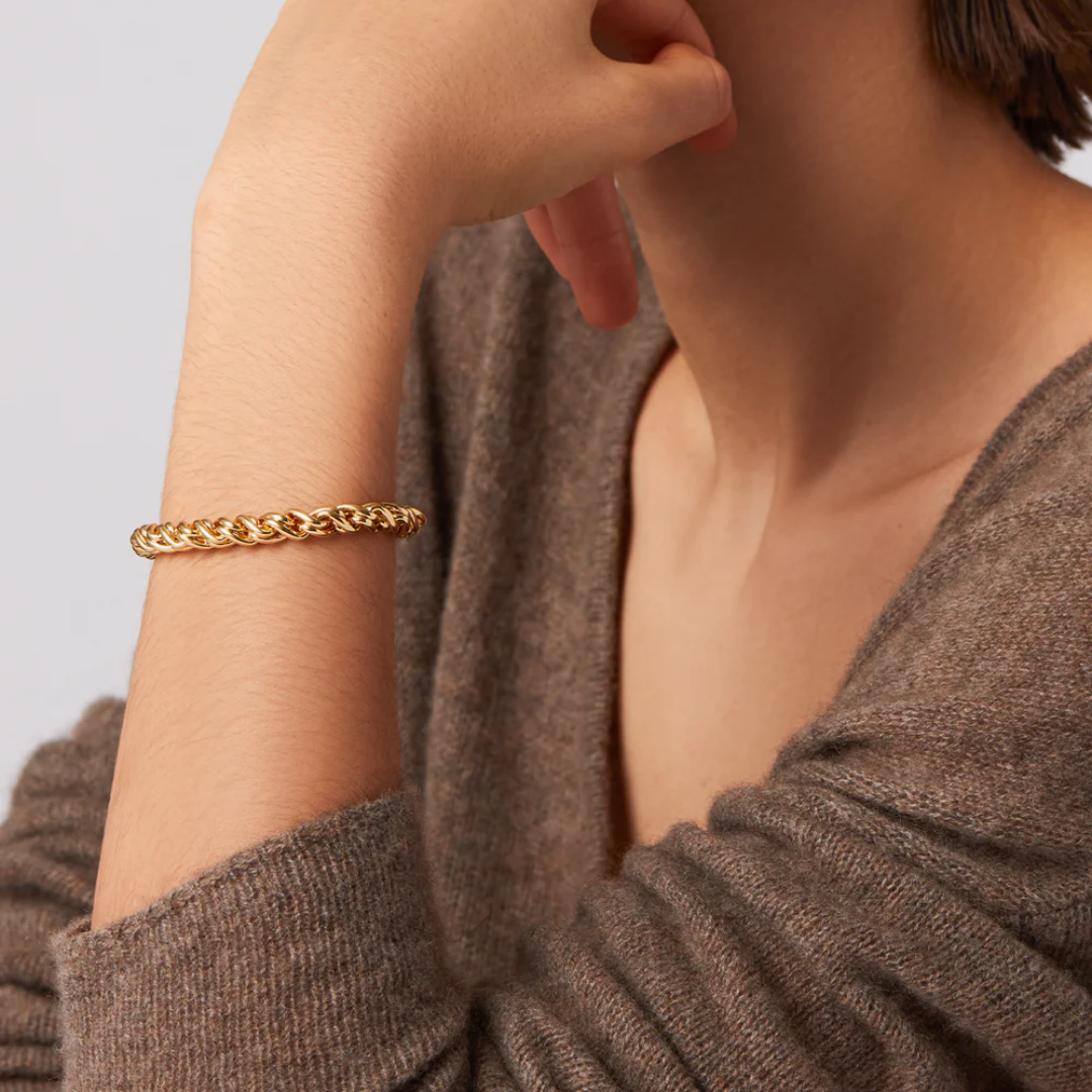 Jenny Bird Rizzo Gold Bracelet
