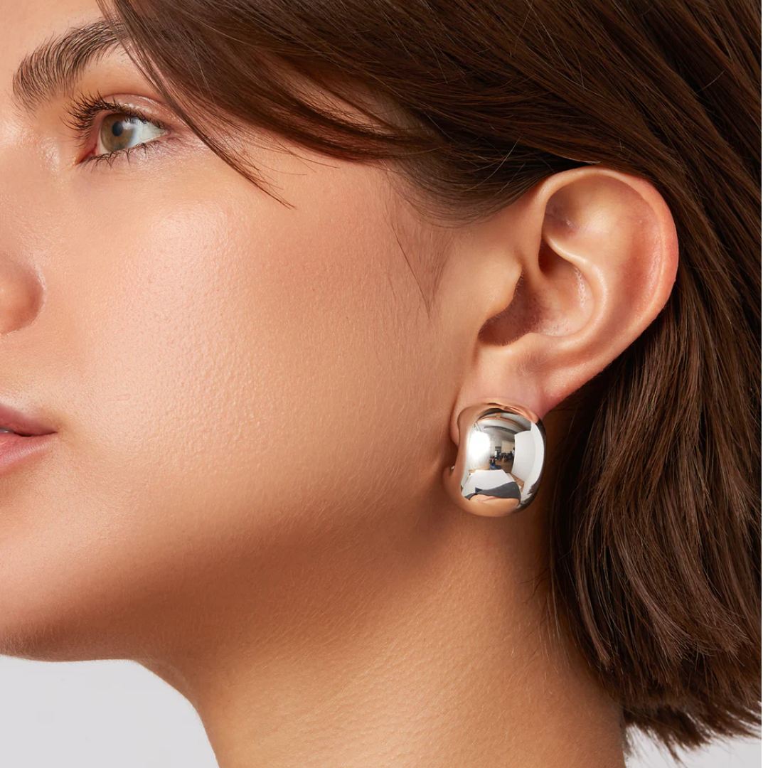 Jenny Bird Gemma Silver Hoop Earrings