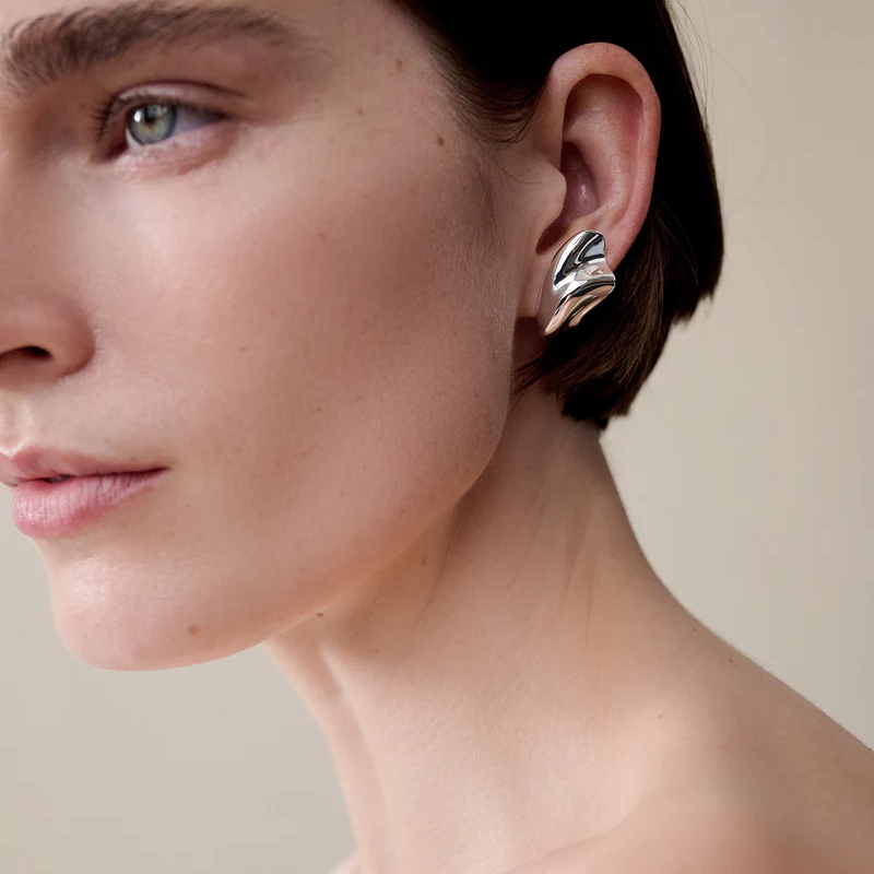 Jenny Bird Silver Portia Earrings