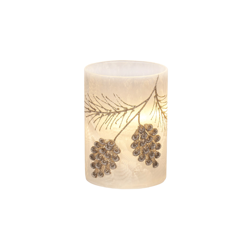 White Frost LED Hurricane