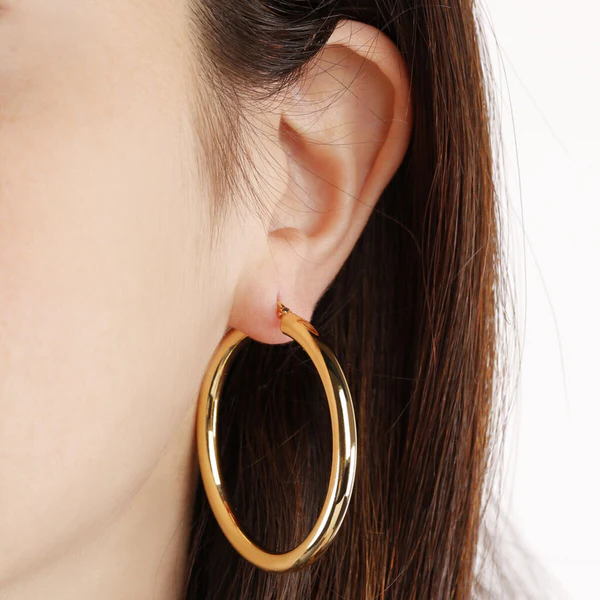 Bronzallure Golden Hoop Earrings