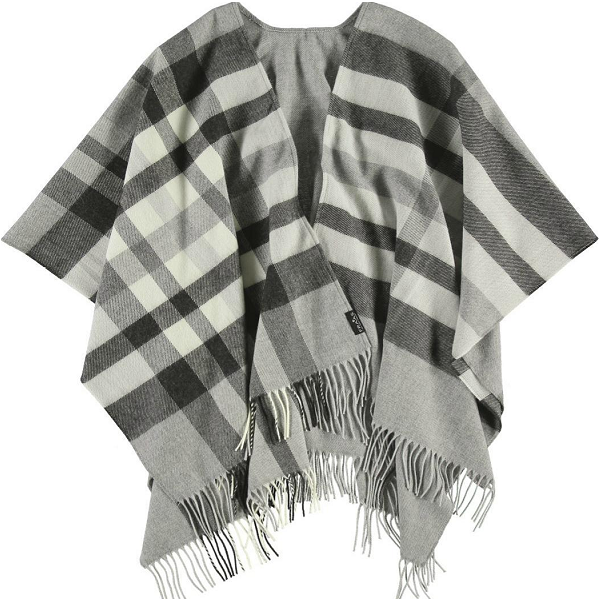 Cashmink Plaid Poncho