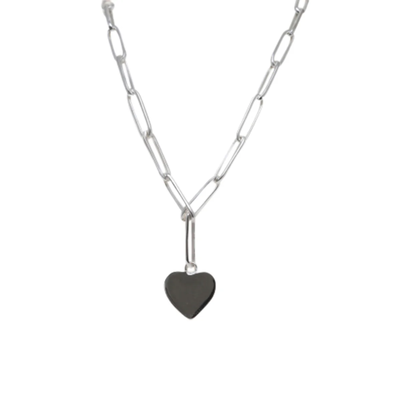 Paperclip Heart Necklace