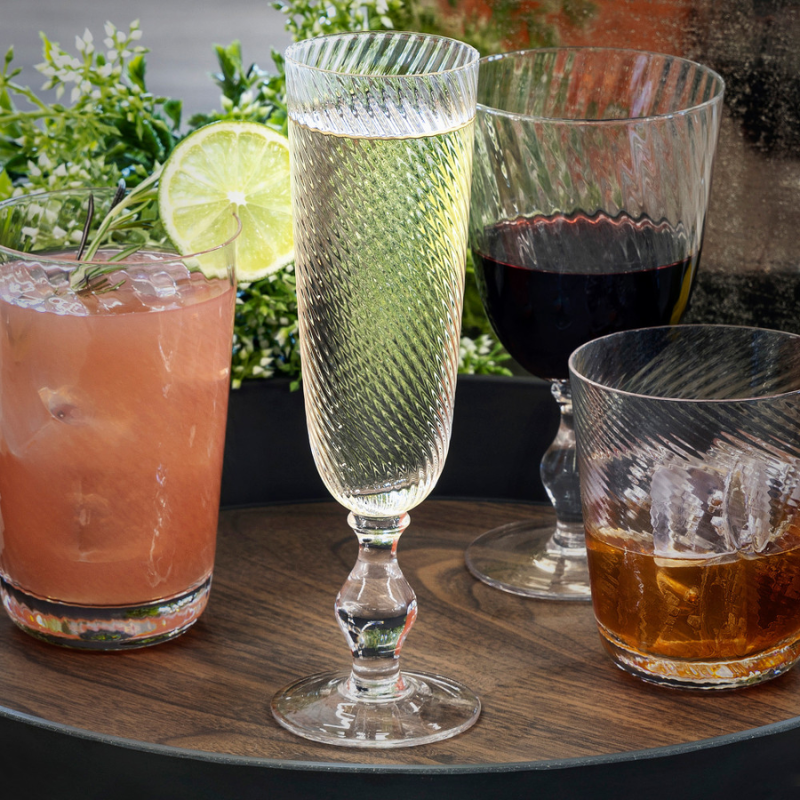 Milan Champagne Flutes Set of 4