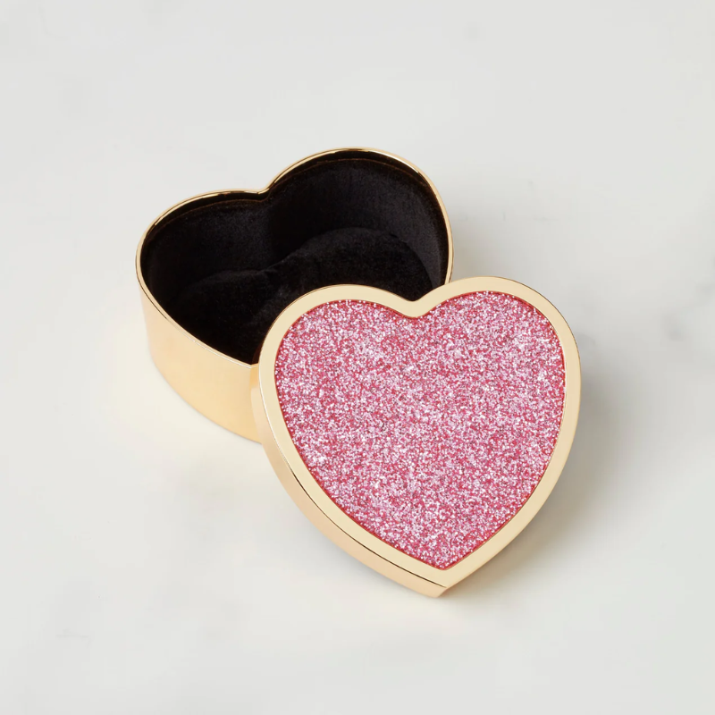 Kate Spade Pink Glitter Heart Box