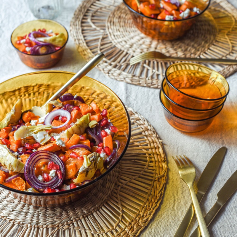 Lys Amber Salad Bowl