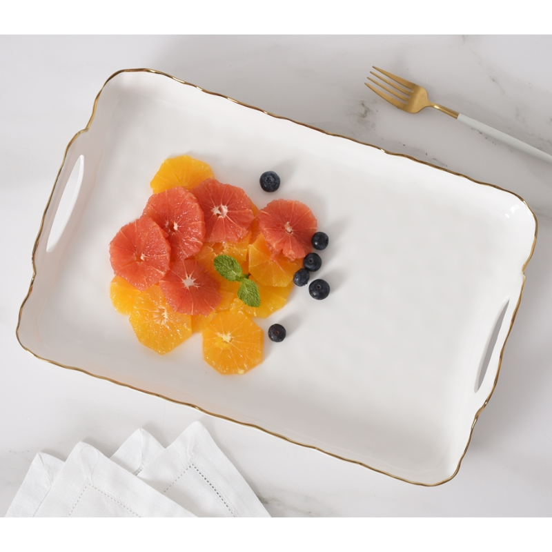 Portofino Rectangular Tray With Handles
