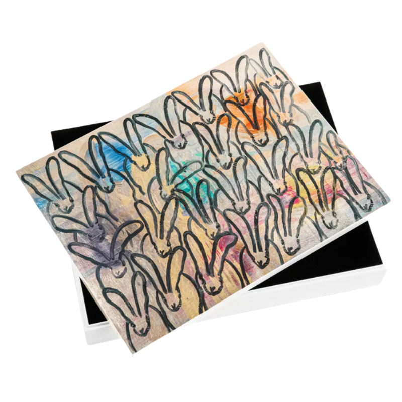 Hunt Slonem Large Ritzy Rabbits Box