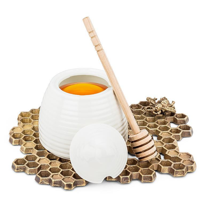 Beehive Honey Pot