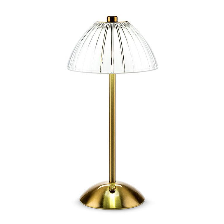 Gold White Table Lamp