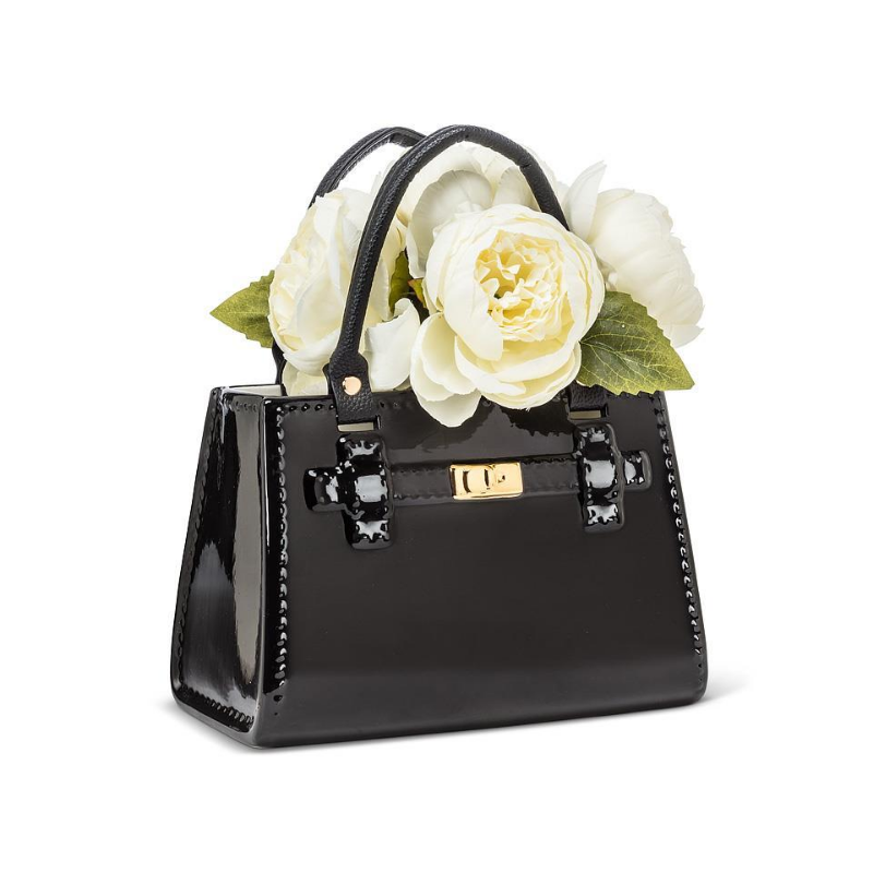 Black Handbag Vase