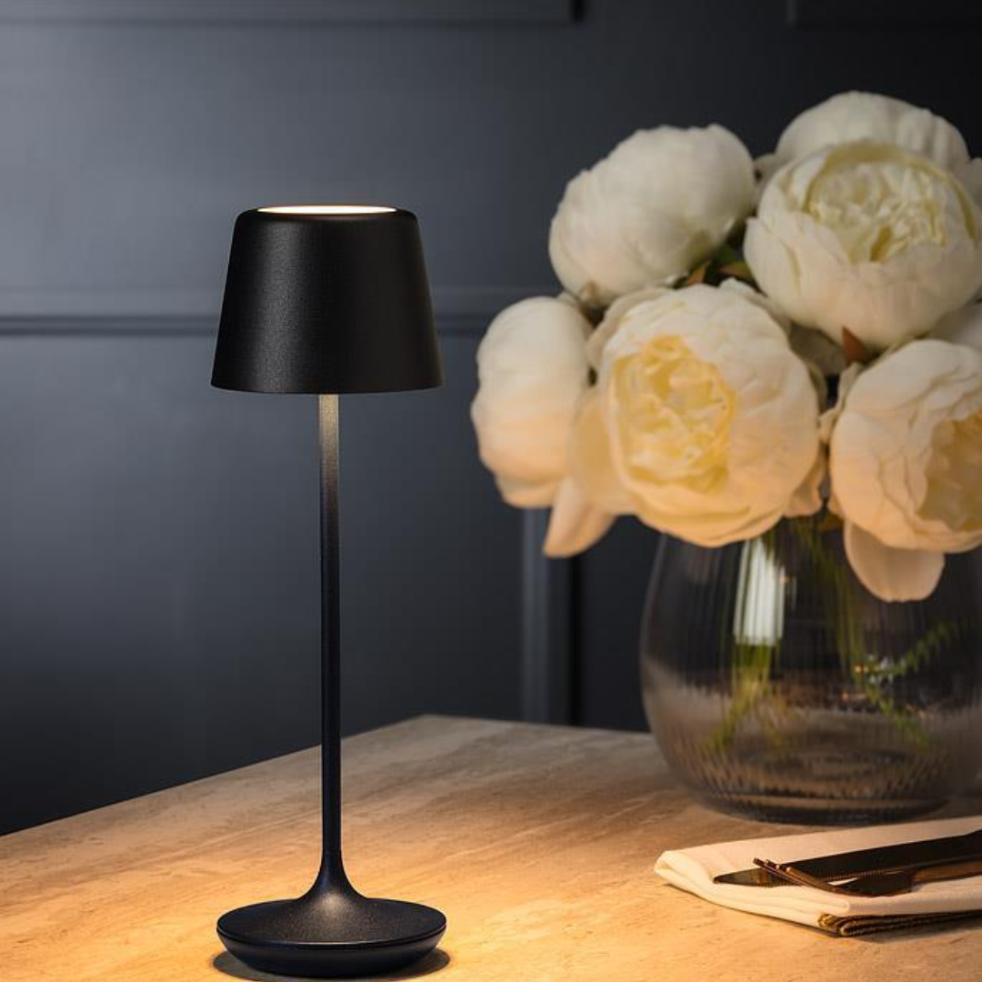 Bell Shape Black Lamp