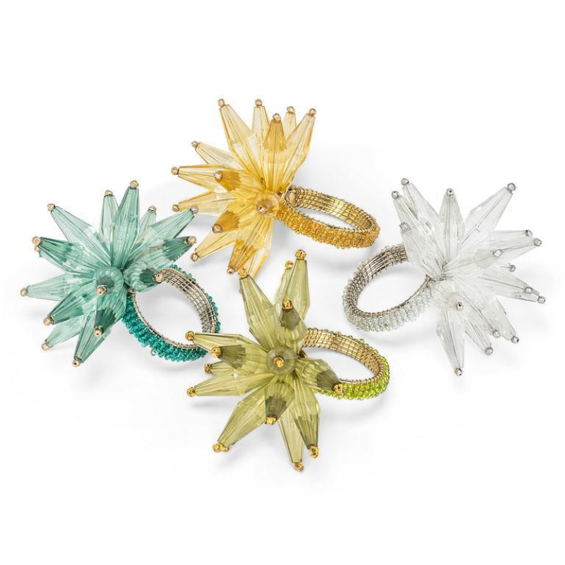 Green Starburst Napkin Ring