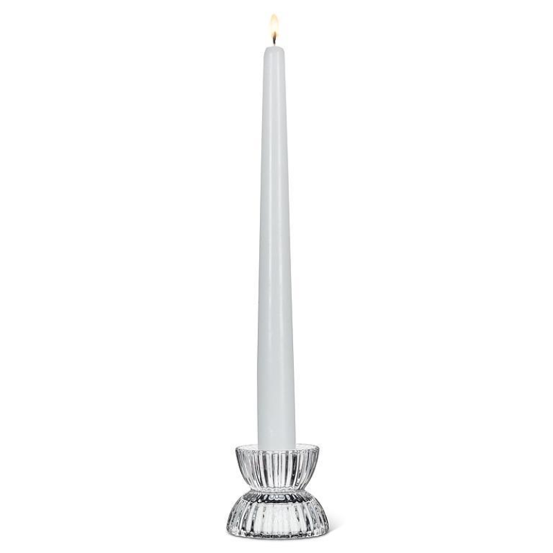 Small Ridged Reversable Candle Holder