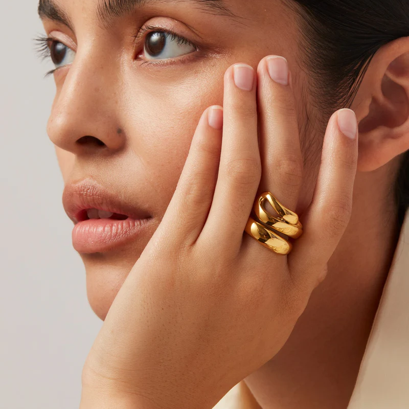 Jenny Bird Gold Sees Ring