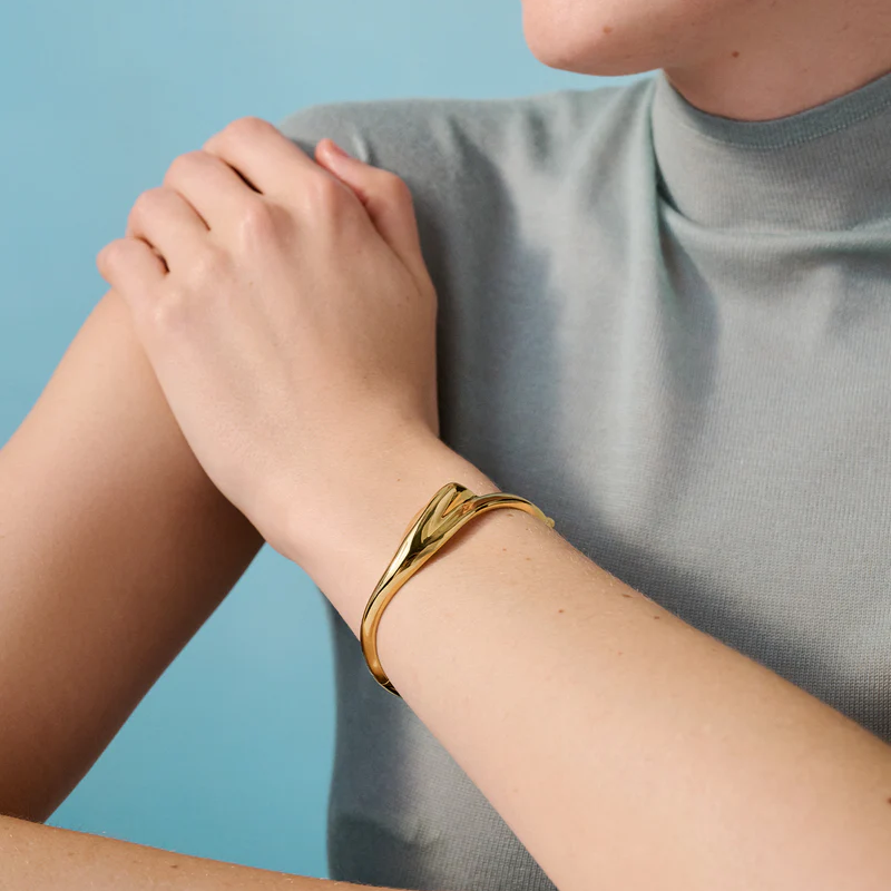 Jenny Bird Gold Portia Bangle