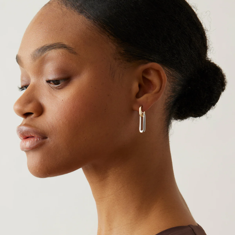 Jenny Bird Teeni Two Tone Detatch Earrings