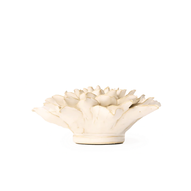 Ivory Autumn Azalea Ceramic Flower
