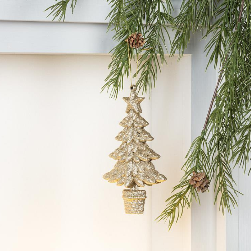 Glitter Christmas Tree Ornament