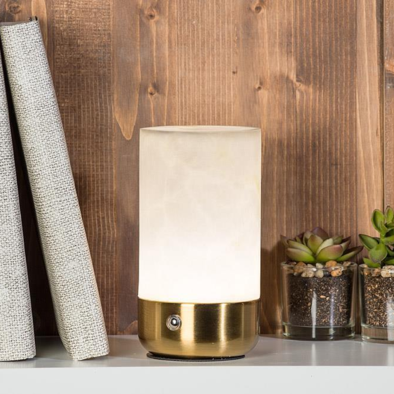 Alabaster Style LED Lamp