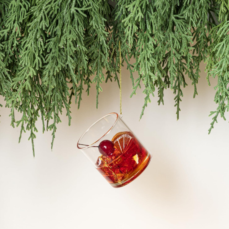 Old Fashion Cocktail Ornament