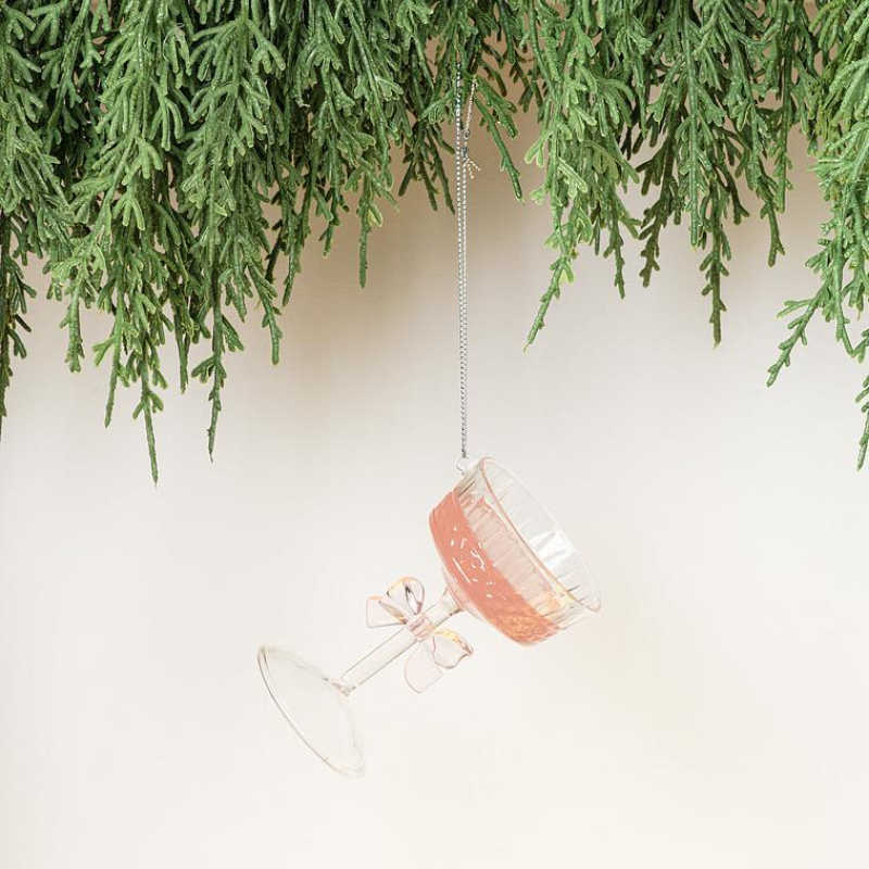 Pink Cocktail Ornament