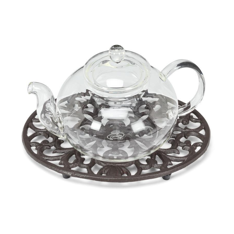 Oval Cast Iron Filigree Trivet