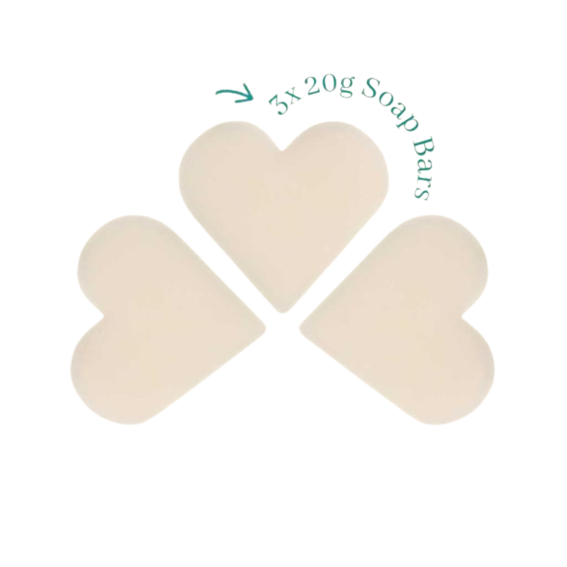 English Lavender Heart Guest Soaps