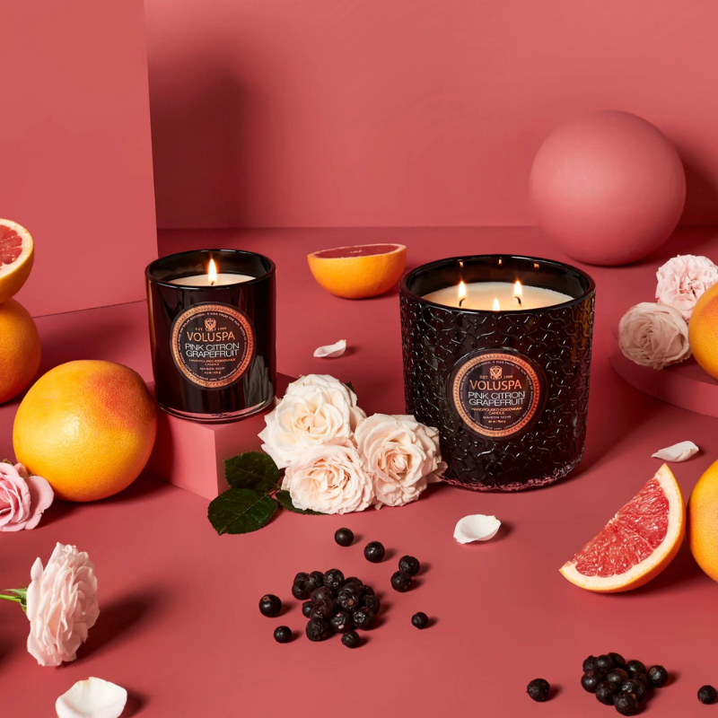 Voluspa Pink Citron Luxe Candle