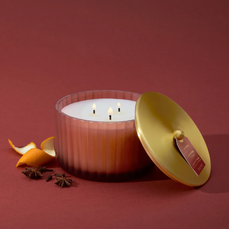 Thymes Pomander Clove 3-Wick Candle