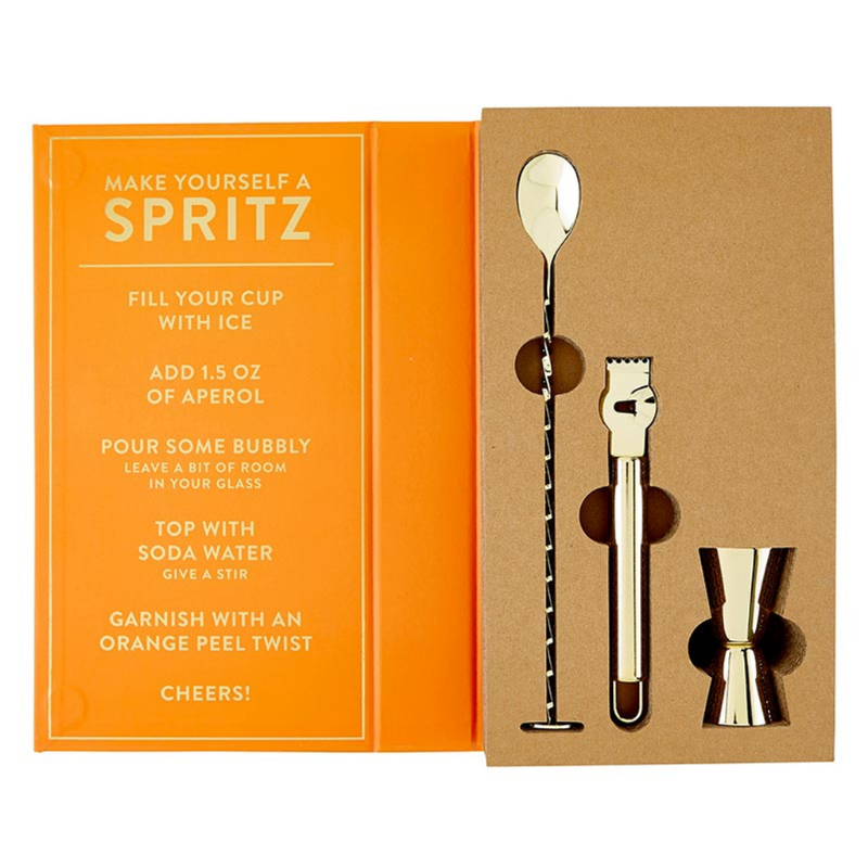 Aperol Spritz Barware Book Box