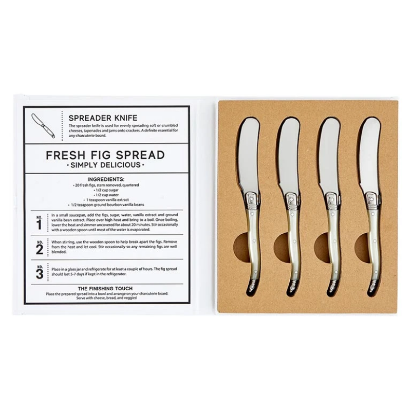 Pearl Charcuterie Spreaders Book Box