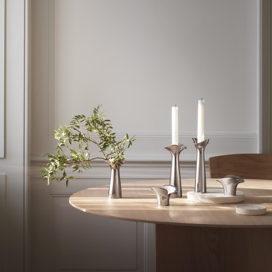 Georg Jensen Bloom Botanica Set of 2 Tealights